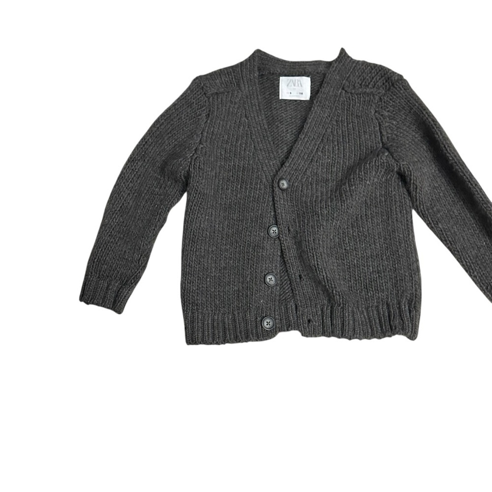 Zara Charcoal Knit Sweater for Kids